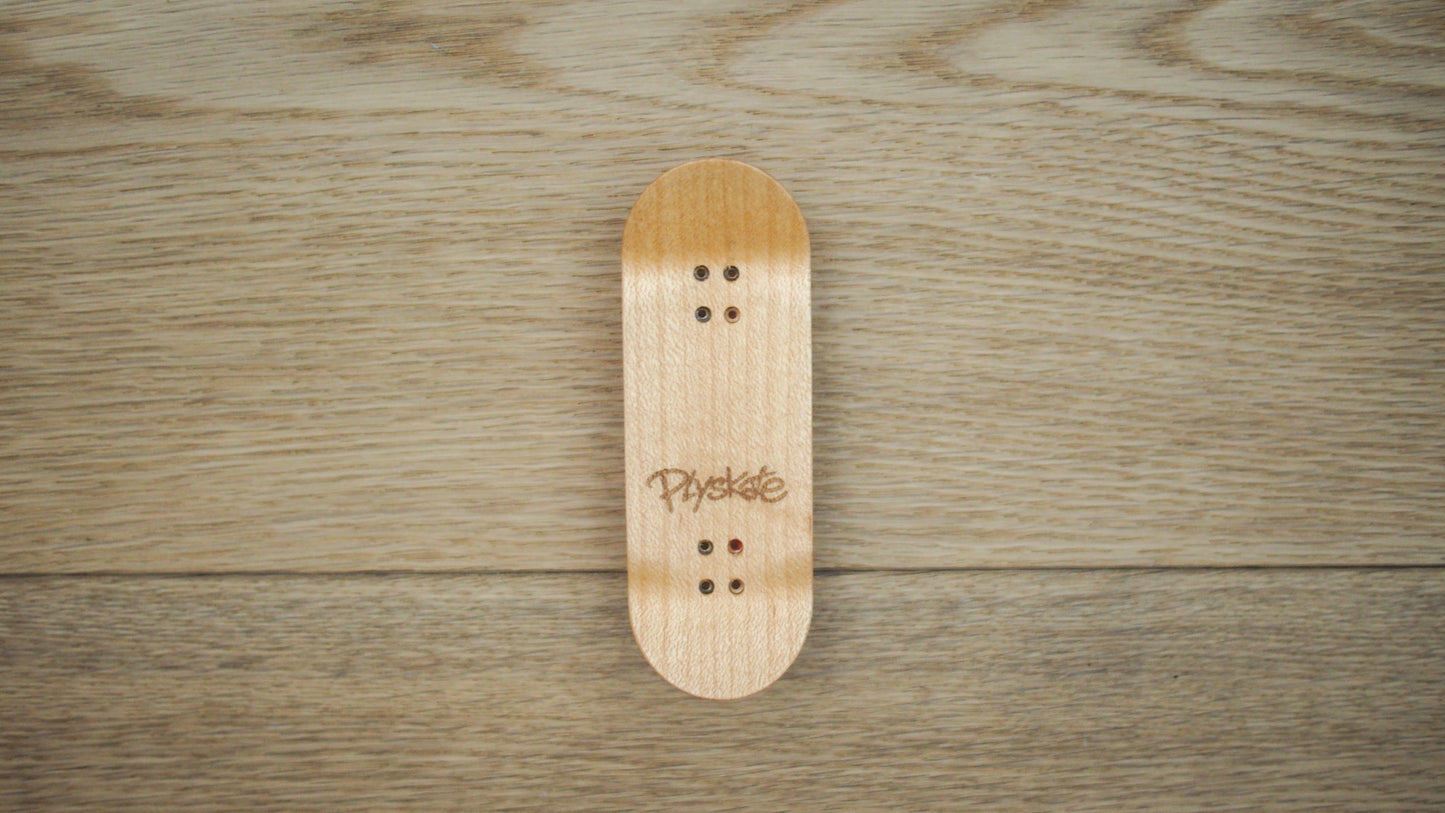 PlySkate Fingerboard Deck – Popsicle Shape 34x98mm