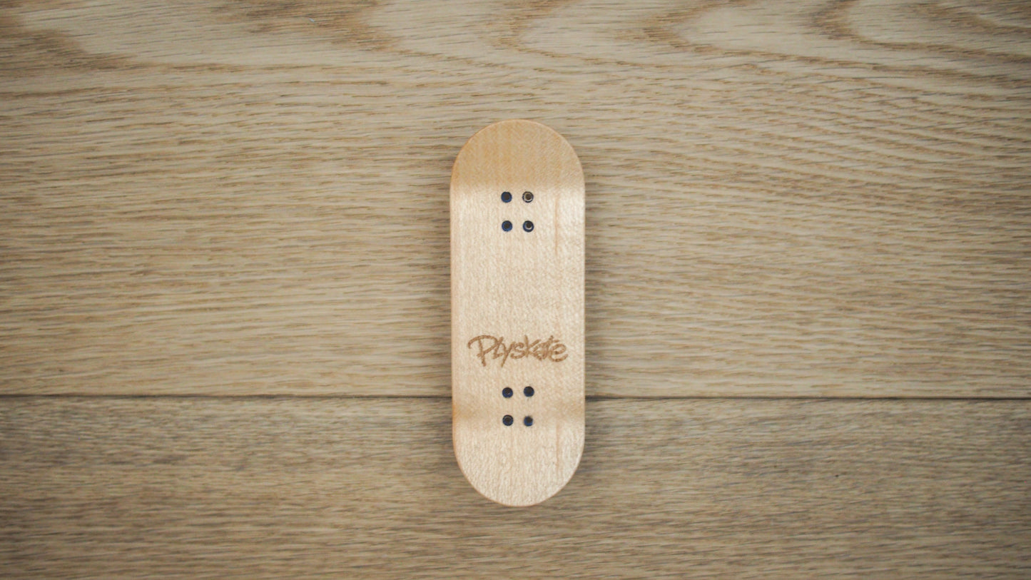 PlySkate Fingerboard Deck – Popsicle Shape 34x98mm