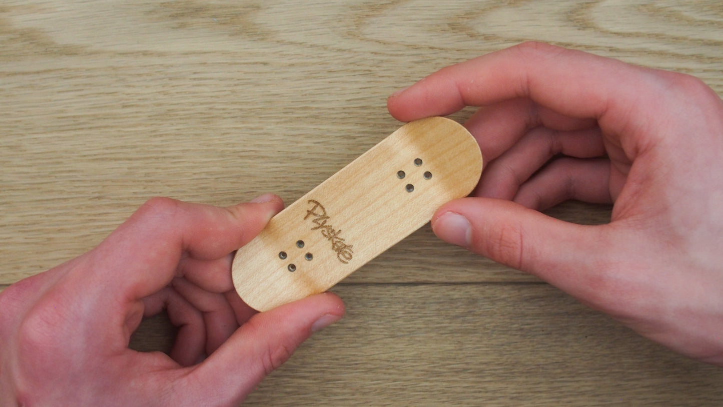 PlySkate Fingerboard Deck – Popsicle Shape 32x98mm