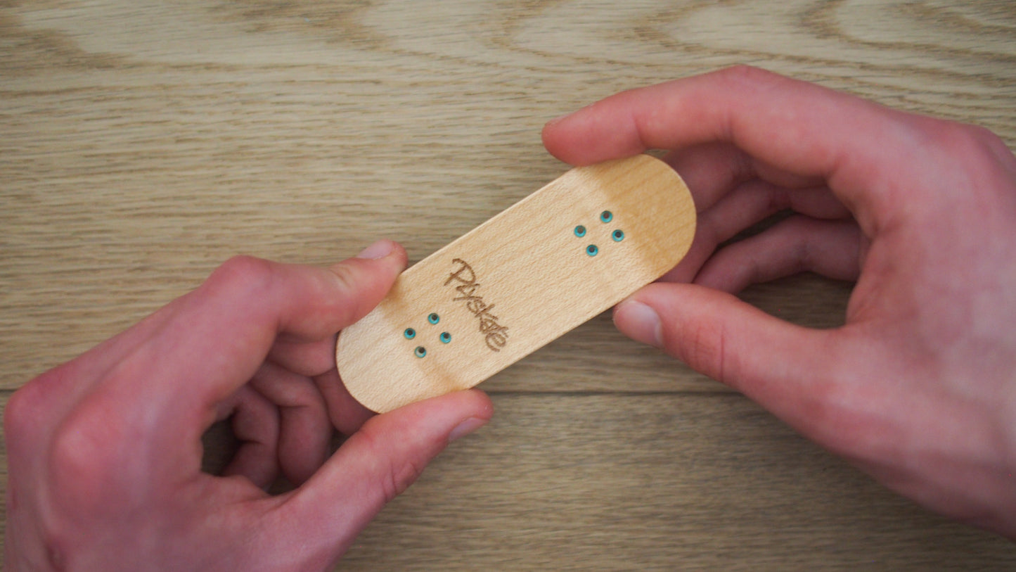 PlySkate Fingerboard Deck – Popsicle Shape 34x98mm