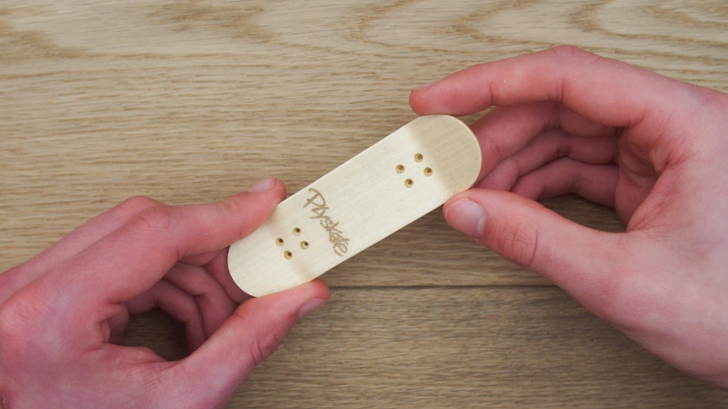 PlySkate Fingerboard Deck – Popsicle Shape 29x98mm