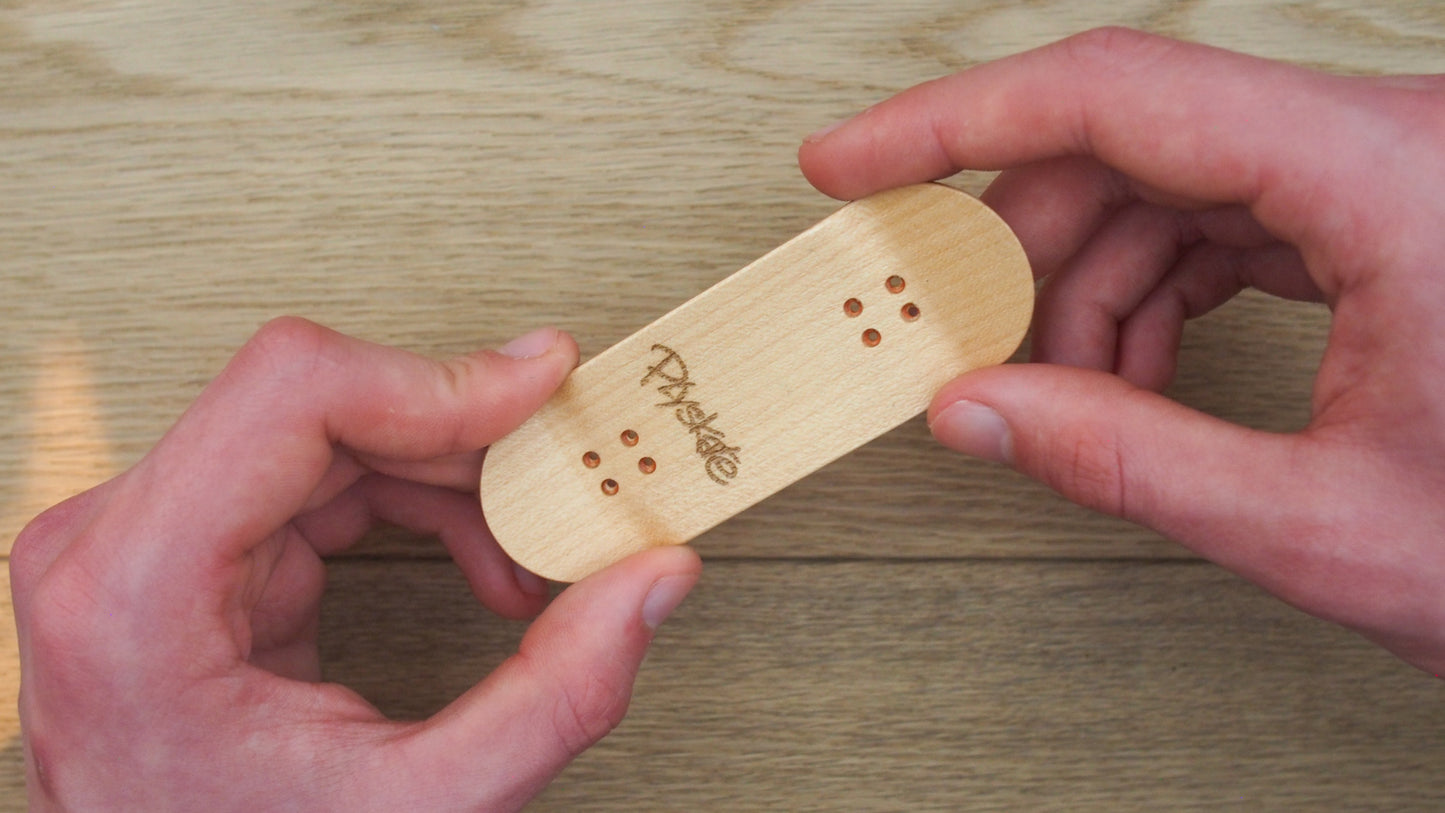 PlySkate Fingerboard Deck – Popsicle Shape 34x98mm