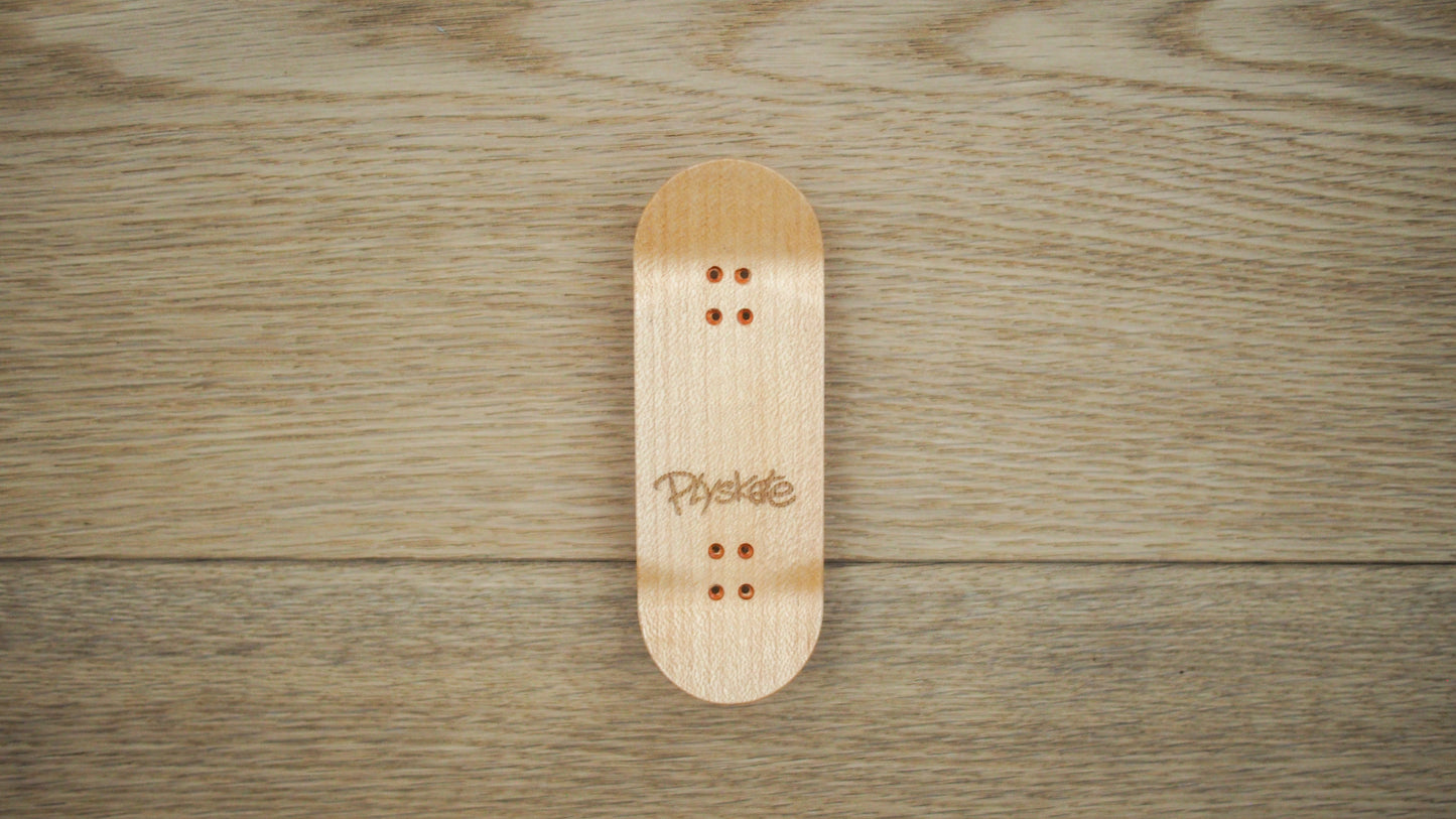 PlySkate Fingerboard Deck – Popsicle Shape 34x98mm