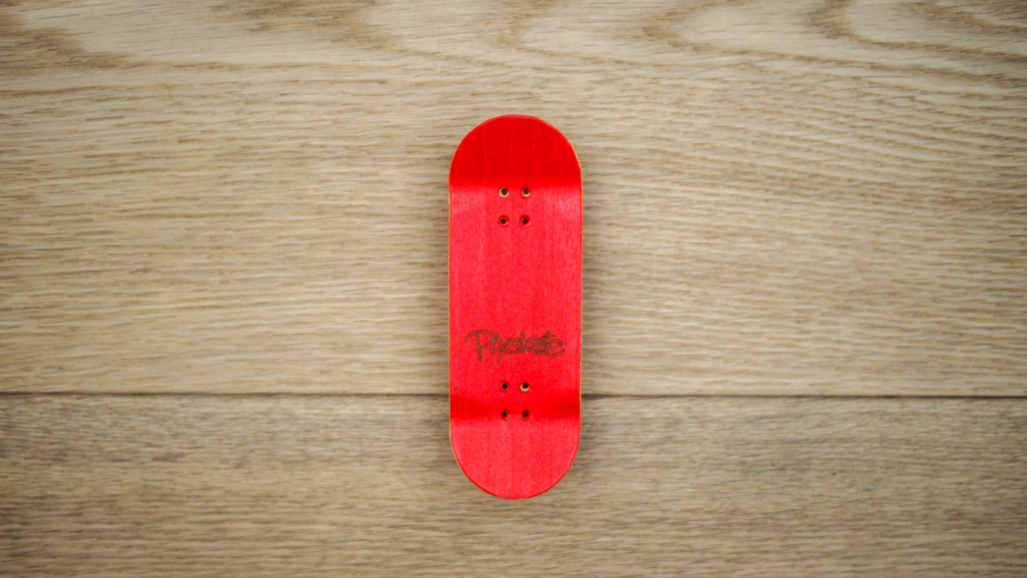 PlySkate Fingerboard Deck – Popsicle Shape 34x98mm