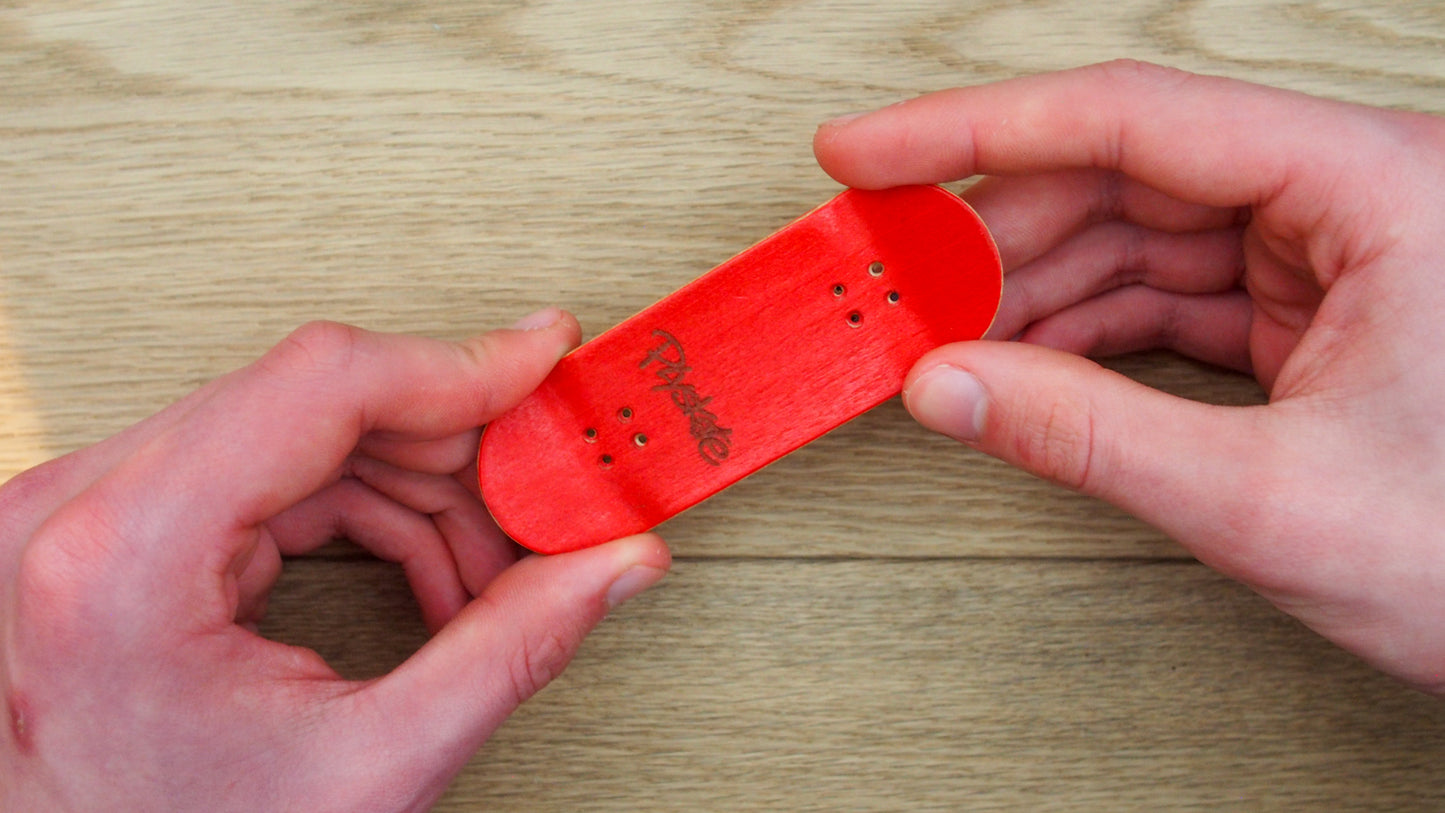 PlySkate Fingerboard Deck – Popsicle Shape 34x98mm