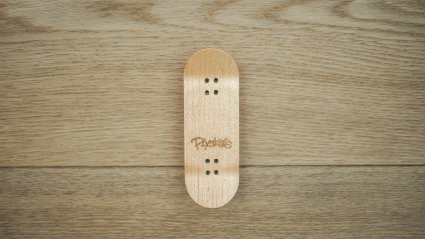 PlySkate Fingerboard Deck – Popsicle Shape 34x98mm