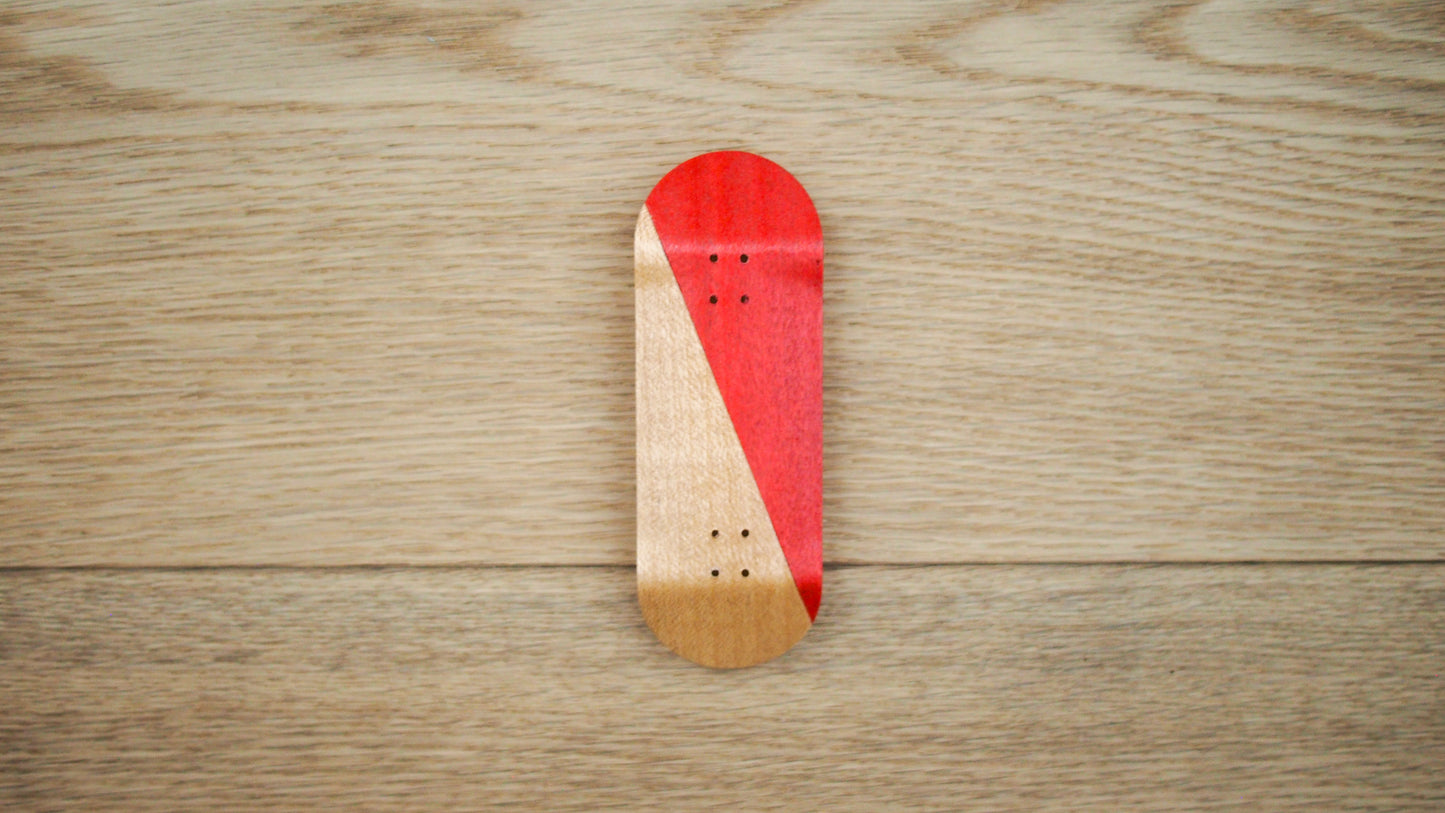 PlySkate Fingerboard Deck – Popsicle Shape 34x98mm