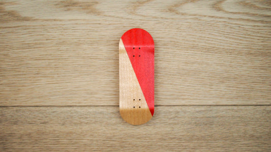 PlySkate Fingerboard Deck – Popsicle Shape 34x98mm